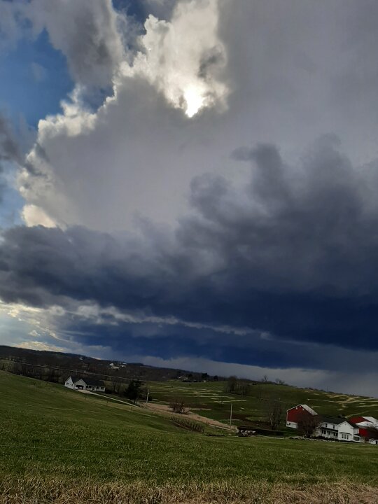 Shots from yesterdays storms weather