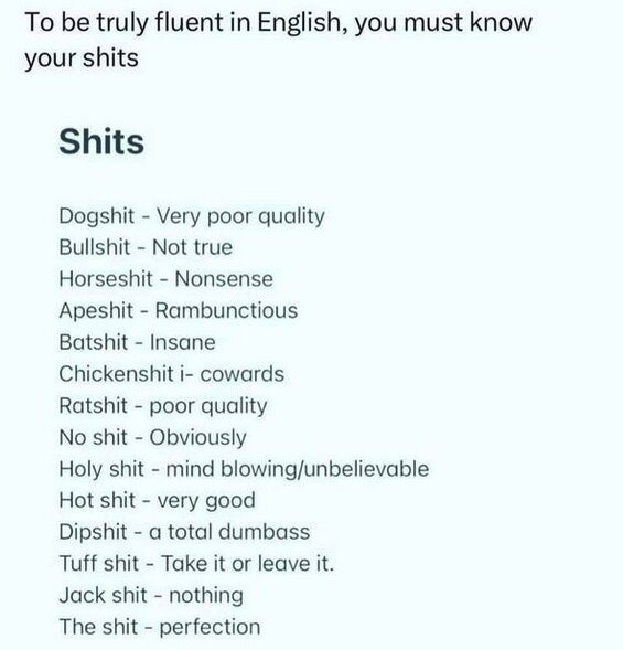 Know Your Shits Funny Pictures