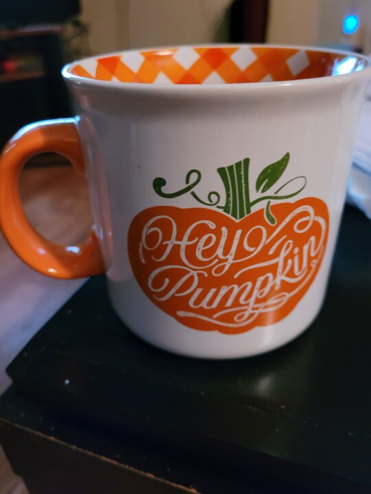 What does your coffee cup look like? Mine was a gift from my daughter