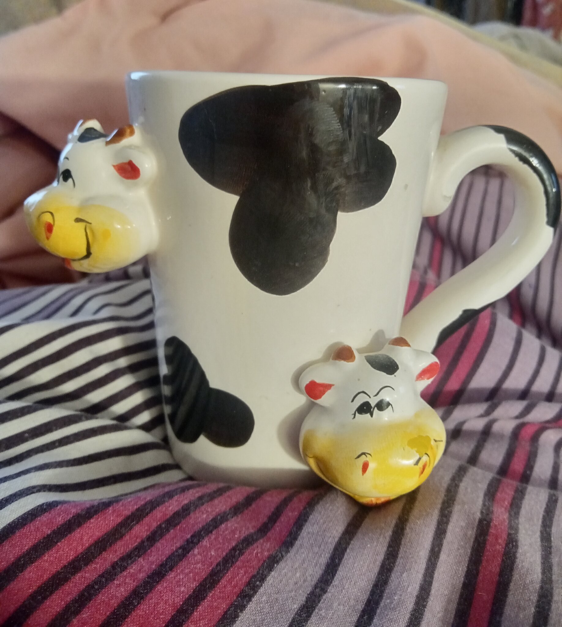 What does your coffee cup look like? Mine was a gift from my daughter