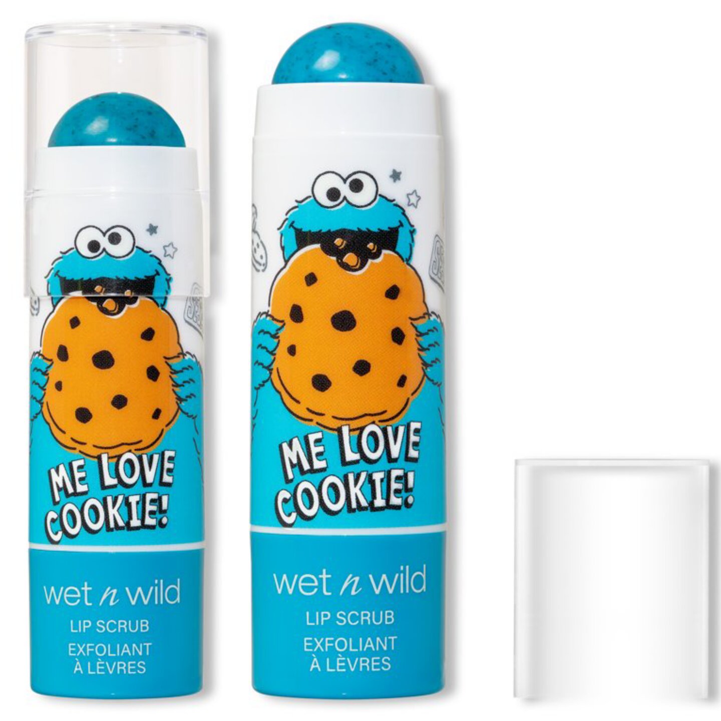 Did you know they have Sesame Street makeup? i want the grover lip mask