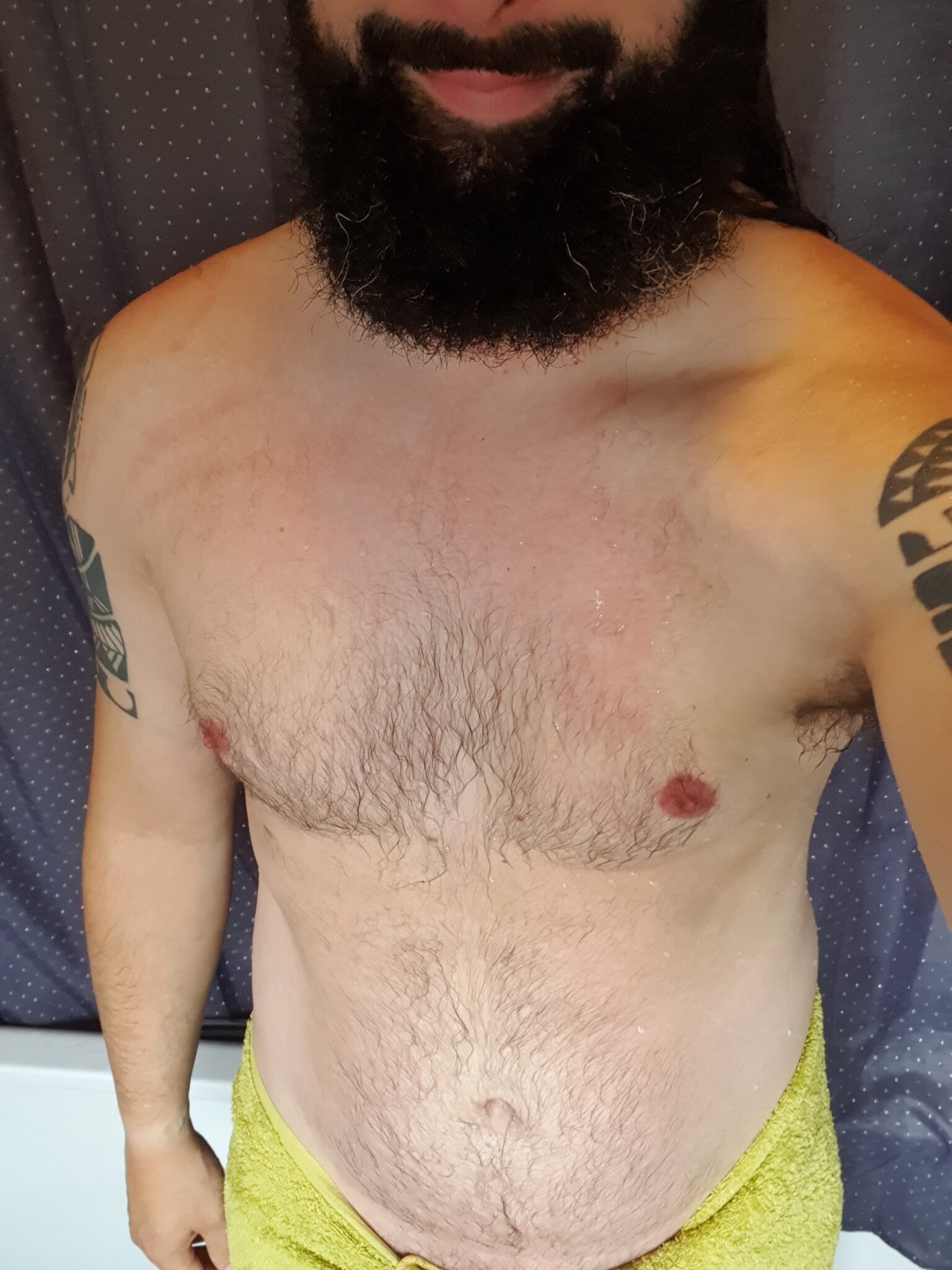 Shower time and weight loss Just had a shower, not sure im happy with