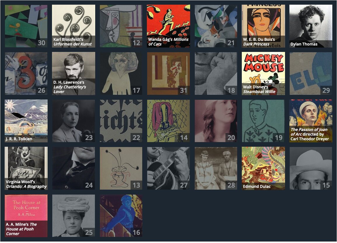 What will enter public domain in 2024?... Random Thoughts