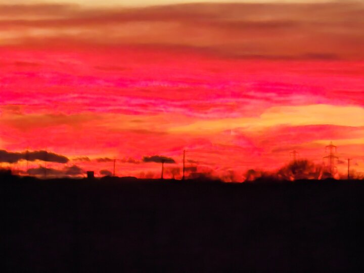 what is the colour of sky at night
