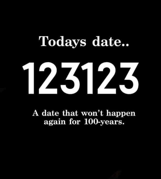 Happy New Year to Everyone It’s a milestone date on this one. Remember