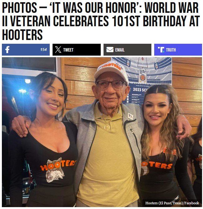 Men never change A veteran of World War II and the Korean War