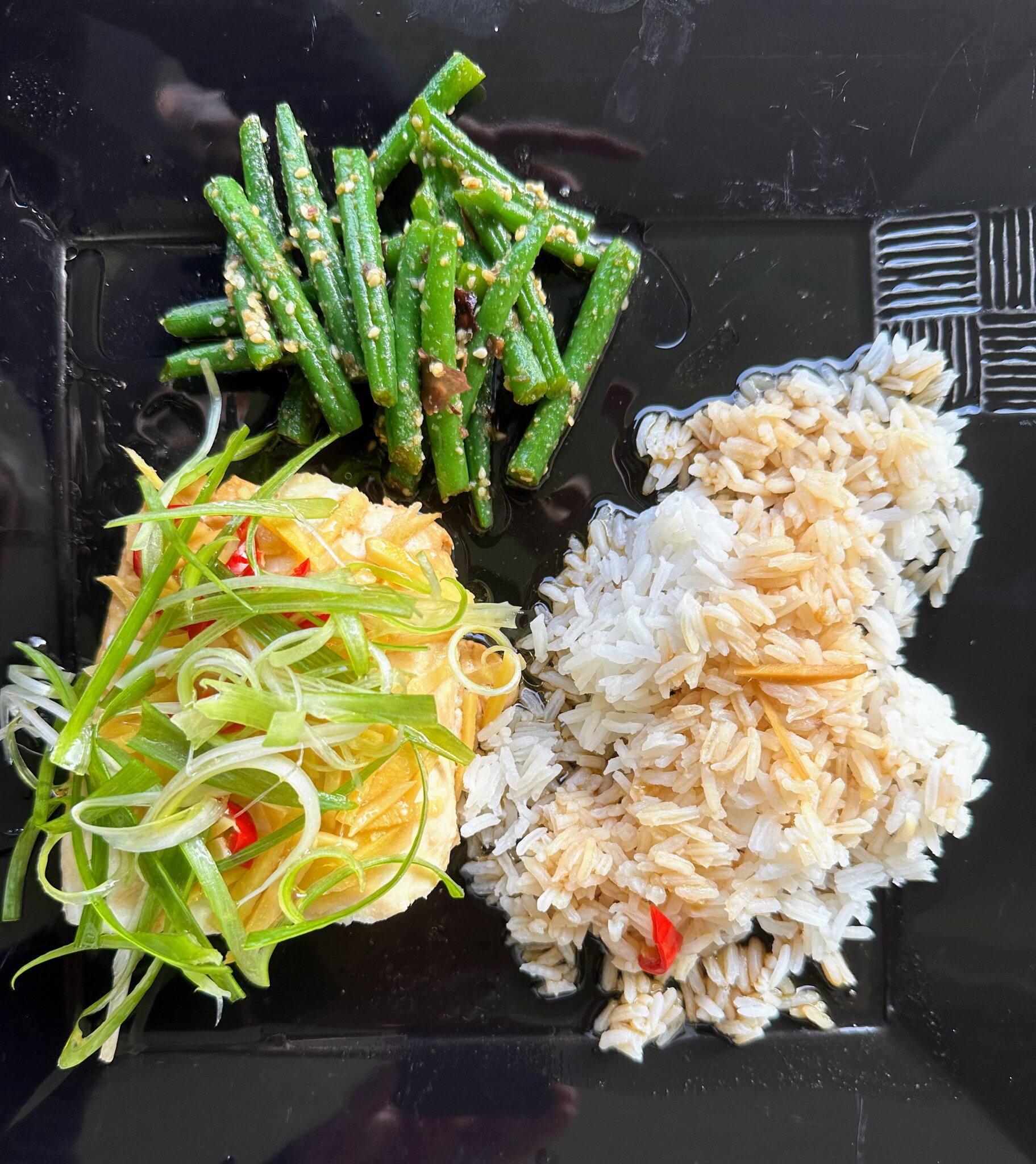 Steamed halibut, Chinese style Food & Drink