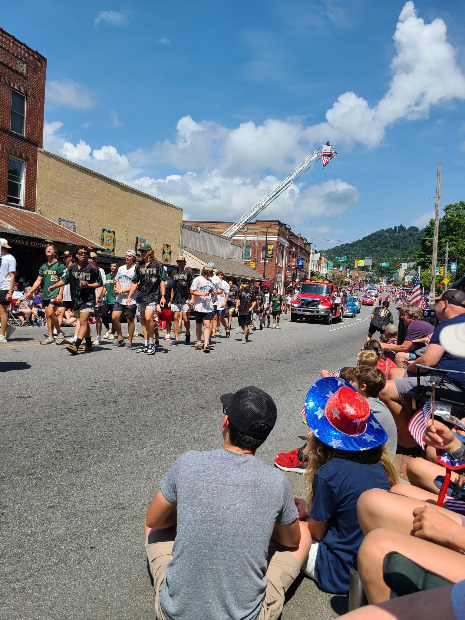 Celebrating the 4th of July in small town America July 4th Parade in